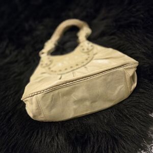 Cynthia Rowley Leather Handbag, light green, gently used